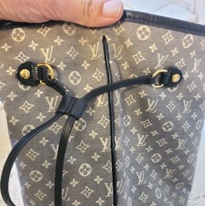 LOUIS VUITTON Idylle Neverfull MM Tote Bag Navy bags